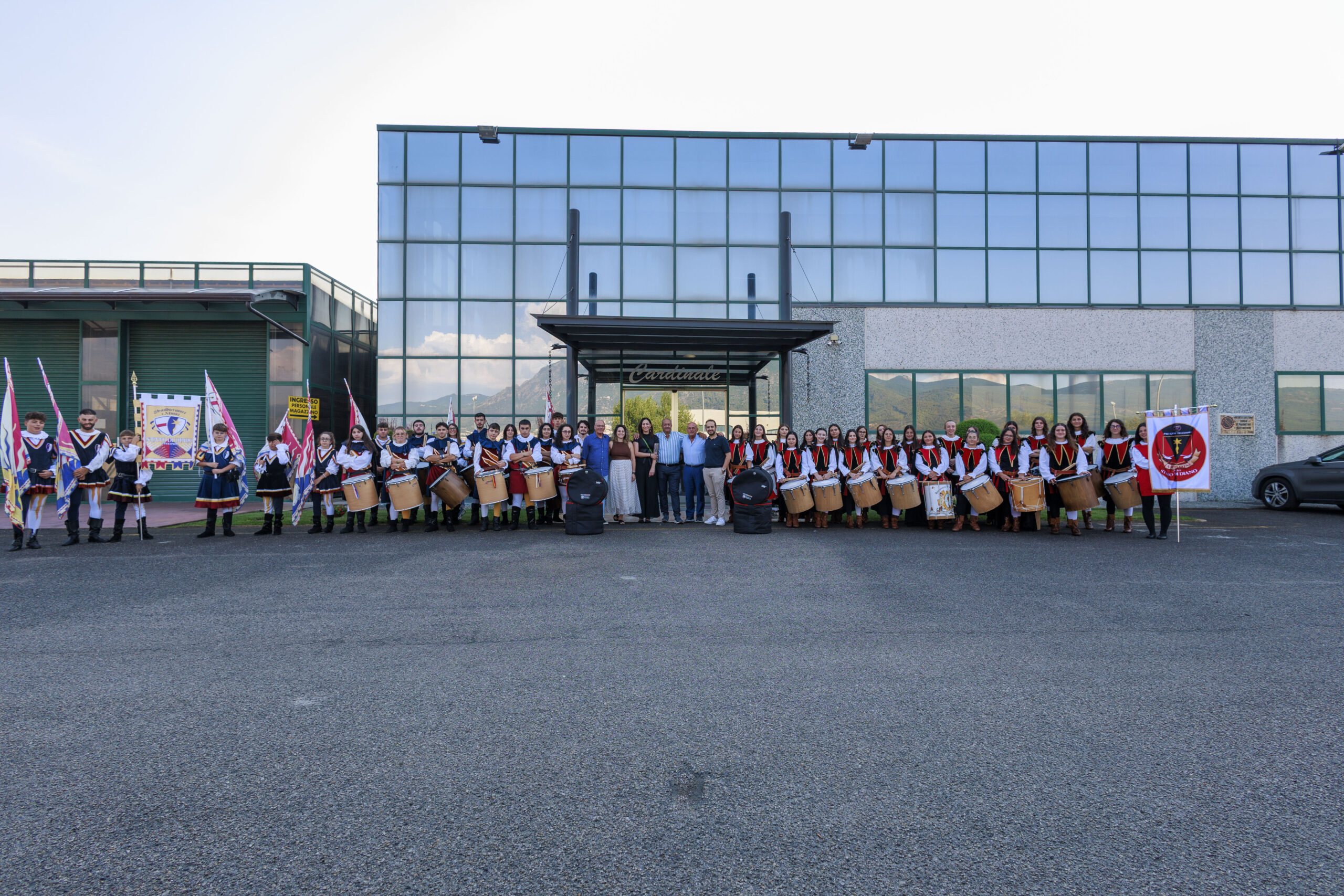 foto di gruppo camine cardinale pro loco teggiano